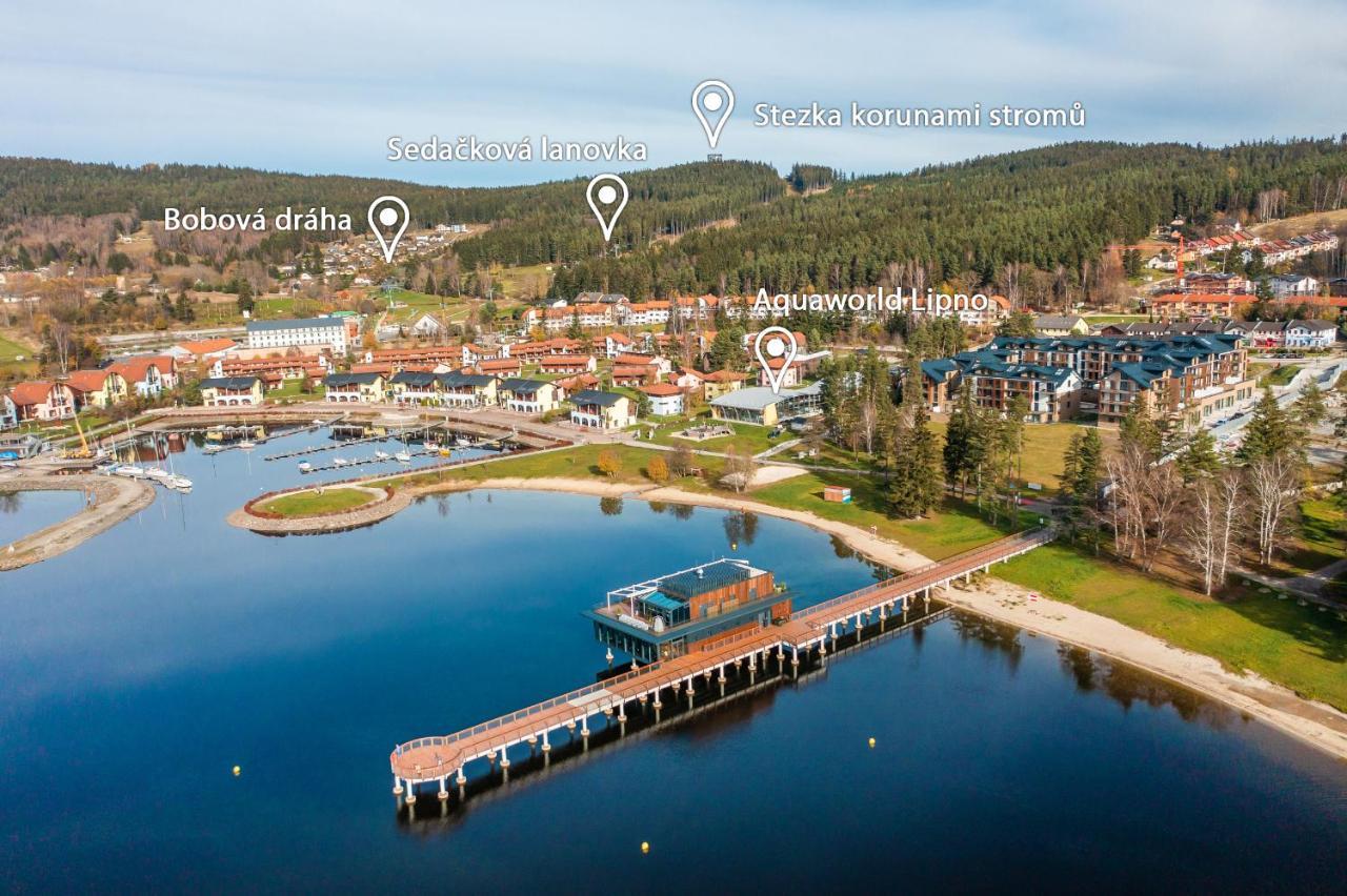 Apartament A121 Molo Lipno S Infrasaunou - Residence Koubek リプノ・ナト・ヴルタヴォウ エクステリア 写真